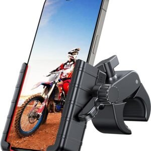 Miracase Motorcycle Phone Mount, [support Video Recording] Bike Phone Holder,